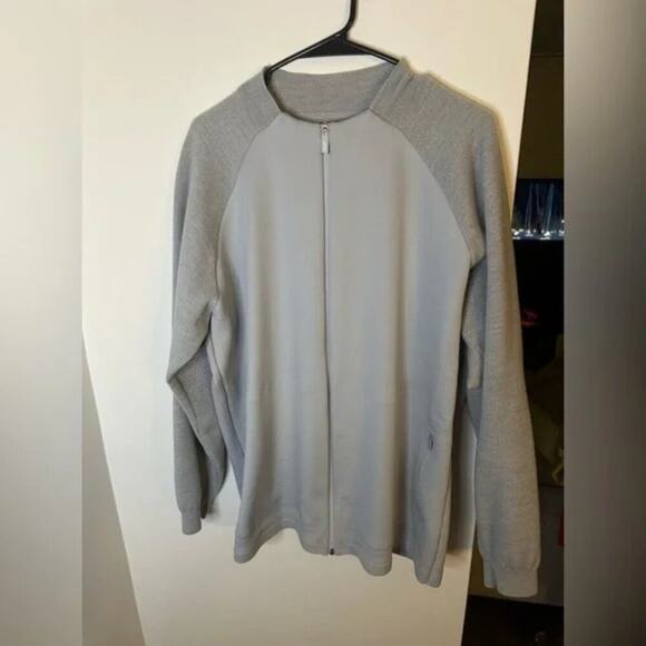 Adidas Adi Pure Golf Zip Up Sweater Men’s XL Grey - Picture 1 of 7